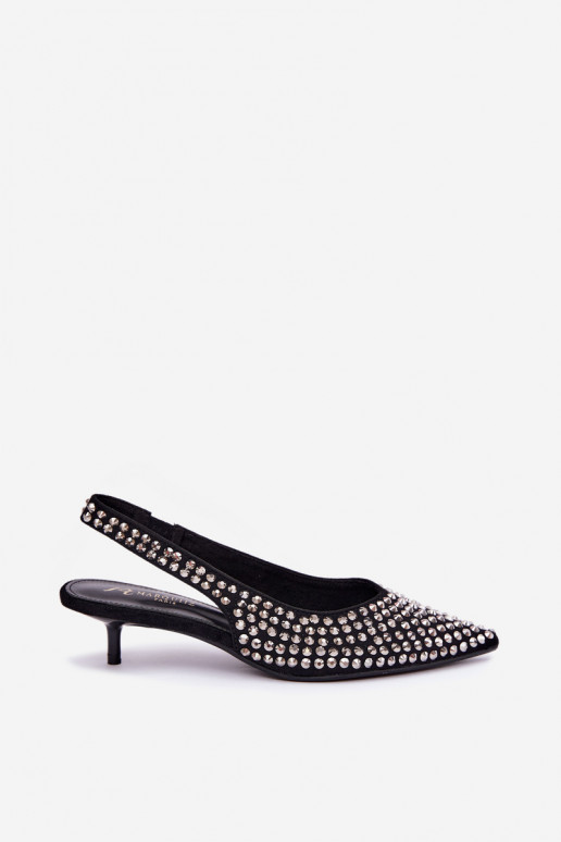 Naistesandaalid Kitten Heel neetidega Must Madden