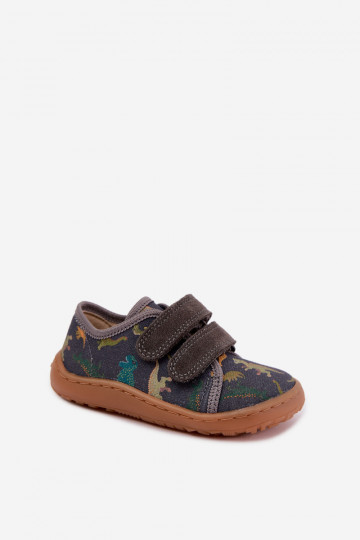 Plätud Laste jalanõud Barefoot  Froddo Canvas G1700440-31 Halli värvi