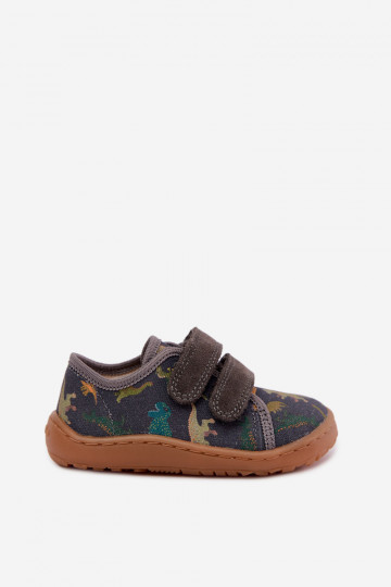 Plätud Laste jalanõud Barefoot  Froddo Canvas G1700440-31 Halli värvi 2