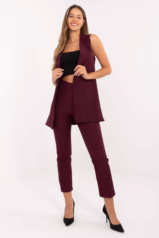 Bordo värvi vest