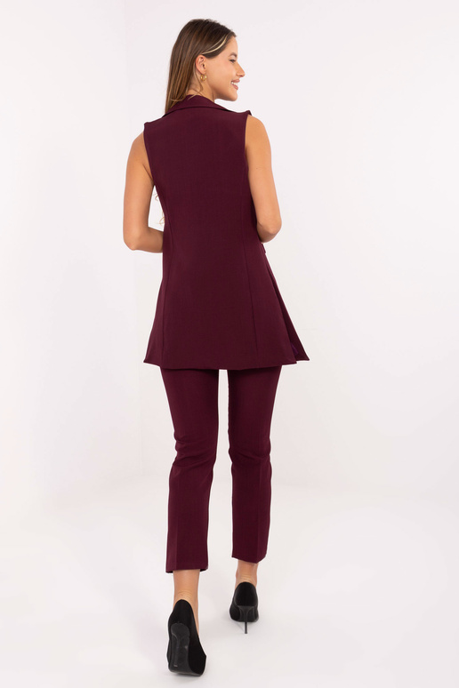 Bordo värvi vest