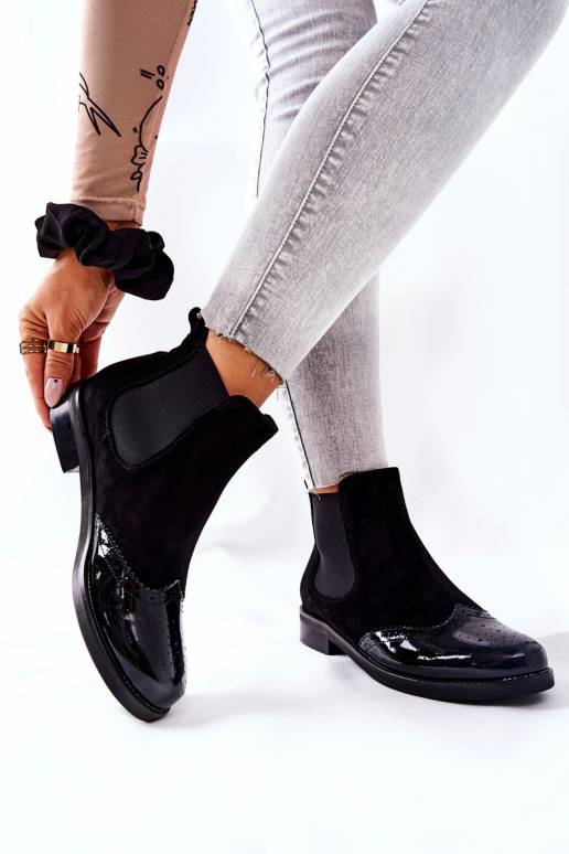 Naiste poolsaapad Laura Messi mustad