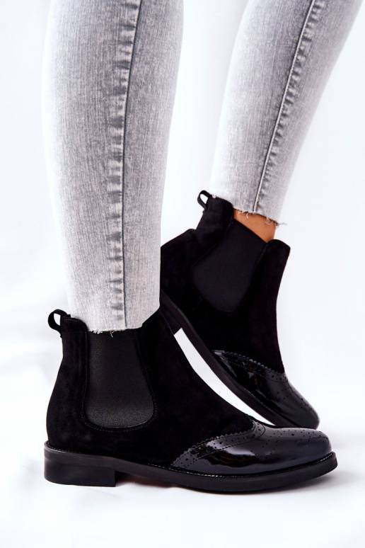 Naiste poolsaapad Laura Messi mustad