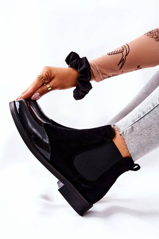 Naiste poolsaapad Laura Messi mustad