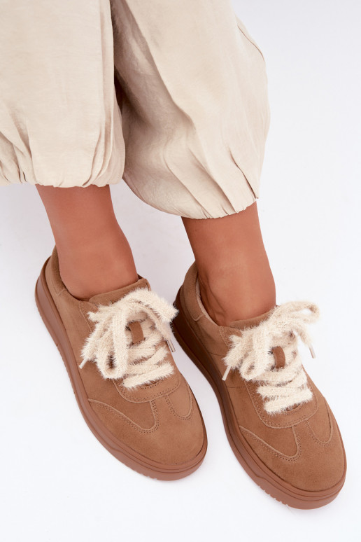 seemisnakhsed  tüüpi jalanõud Z Futrzanym m Kobbo 79655 Camel