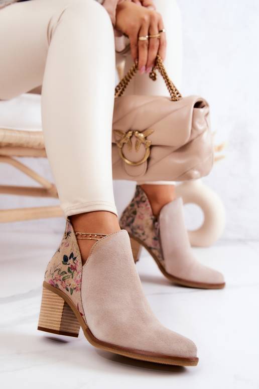 Naiste poolsaapad kõrge jämeda...