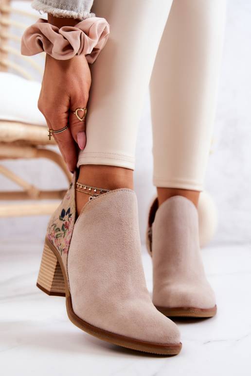 Naiste poolsaapad kõrge jämeda...