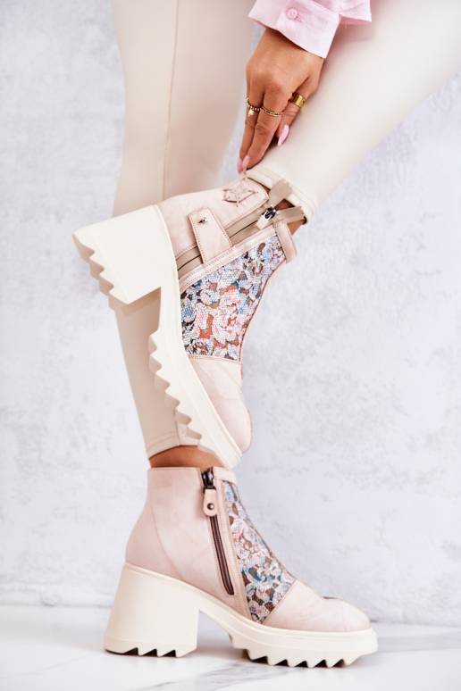 Naiste poolsaapad beeži värvi Naiste poolsaapad beeži värvi