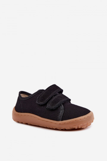 Plätud Laste jalanõud Barefoot Froddo Canvas G1700440-19 Must