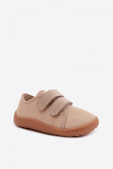 Plätud Laste jalanõud Barefoot Froddo Canvas G1700440-22 beeži värvi