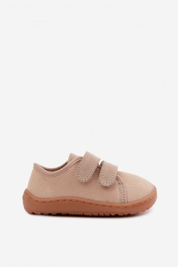 Plätud Laste jalanõud Barefoot Froddo Canvas G1700440-22 beeži värvi 2