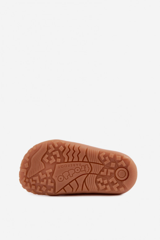 Plätud Laste jalanõud Barefoot  Froddo Canvas G1700440-26 Tumeroosad värvi
