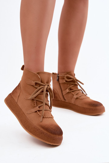 voodriga Naiste poolsaapad Z Naturalnego Zamszu Artiker 59C1128 Camel 2