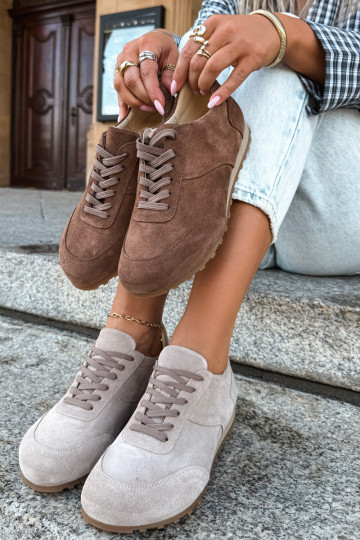  tüüpi jalanõud Barefoot Z Naturalnego Zamszu Zazoo N1422 pruunid värvi 2