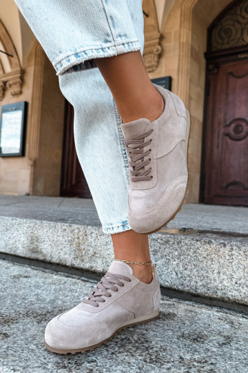  tüüpi jalanõud Barefoot Z Naturalnego Zamszu Zazoo N1422 beeži värvi