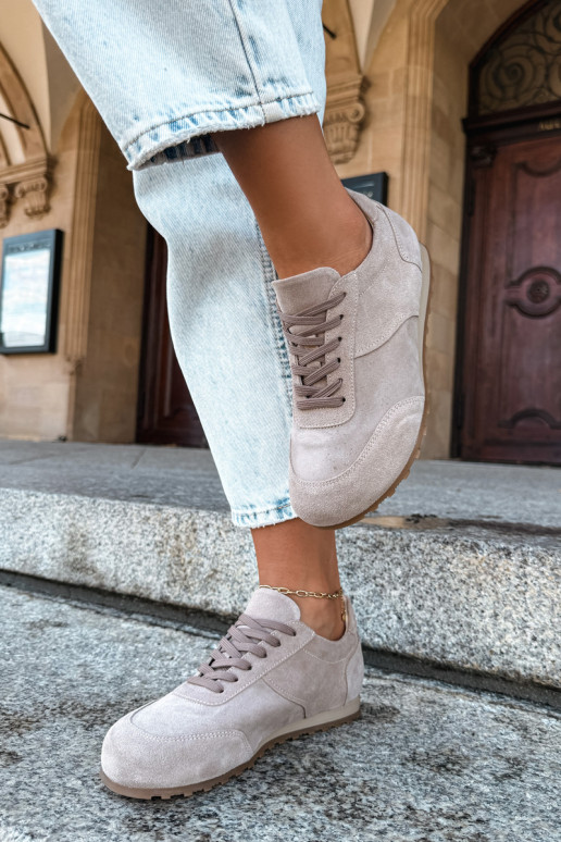  tüüpi jalanõud Barefoot Z Naturalnego Zamszu Zazoo N1422 beeži värvi