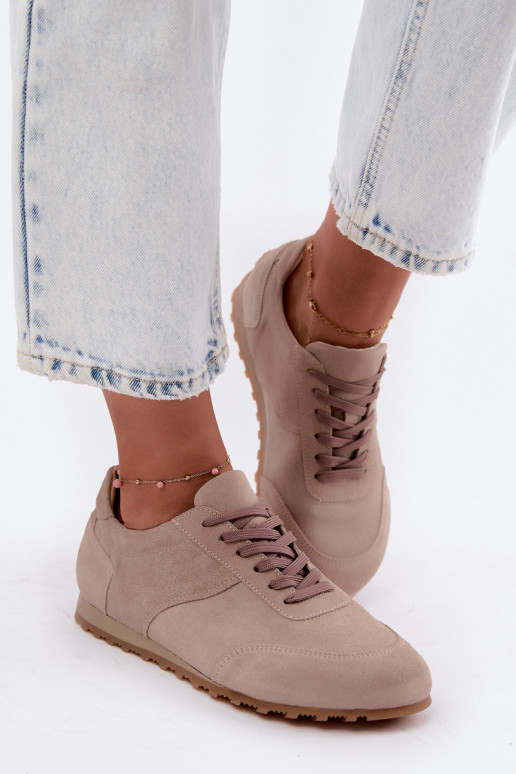  tüüpi jalanõud Barefoot Z Naturalnego Zamszu Zazoo N1422 beeži värvi