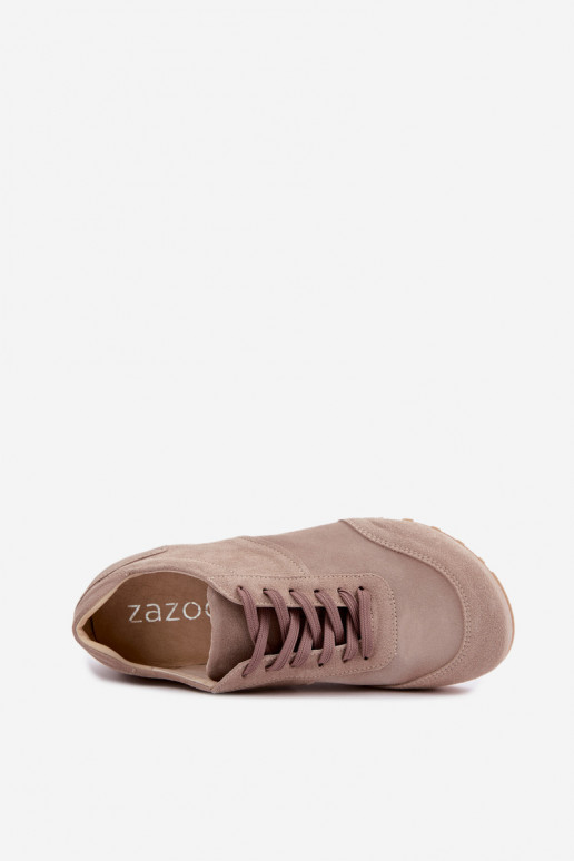 tüüpi jalanõud Barefoot Z Naturalnego Zamszu Zazoo N1422 beeži värvi