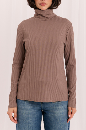 Tumedat smaragdroheline pluus