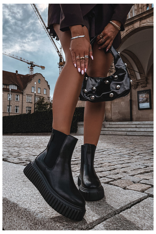   stiilsed saapad  platvormiga Big Star UU274334 Must