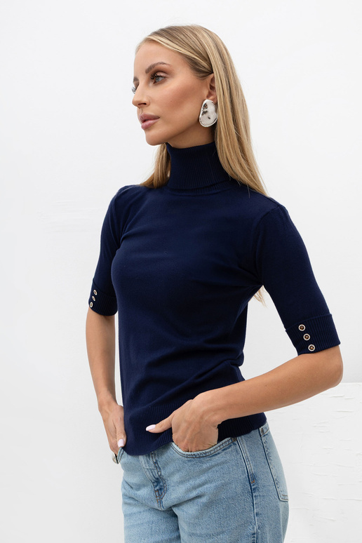 Tumedat sinine kampsun