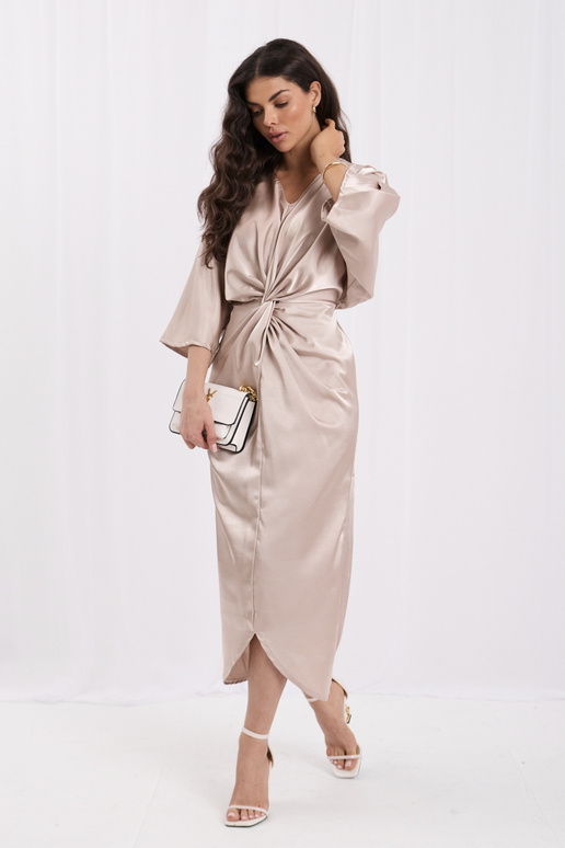 Beige kleit