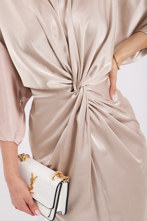 Beige kleit