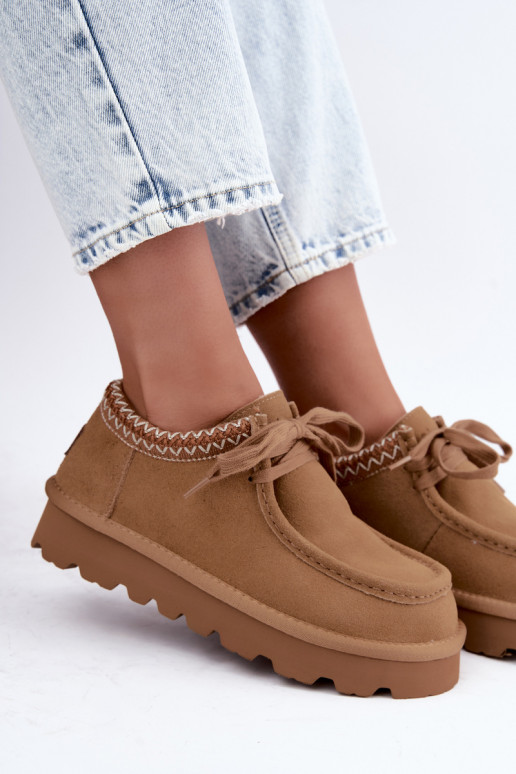   seemisnakhsed nööpidega lumesaapad Z Haftem  D7868-29 Camel