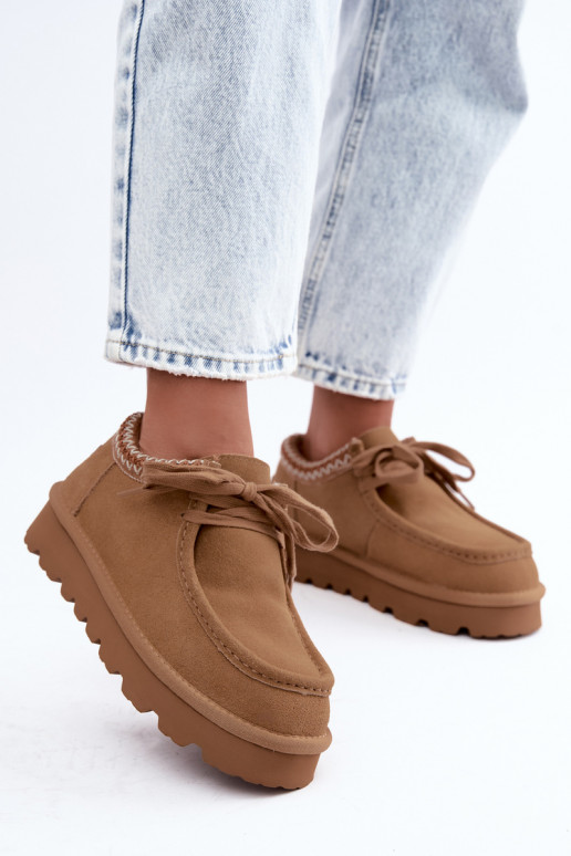   seemisnakhsed nööpidega lumesaapad Z Haftem  D7868-29 Camel