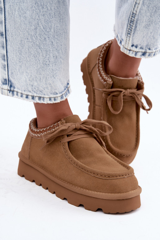   seemisnakhsed nööpidega lumesaapad Z Haftem  D7868-29 Camel