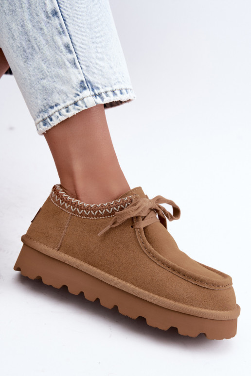  seemisnakhsed nööpidega lumesaapad Z Haftem  D7868-29 Camel
