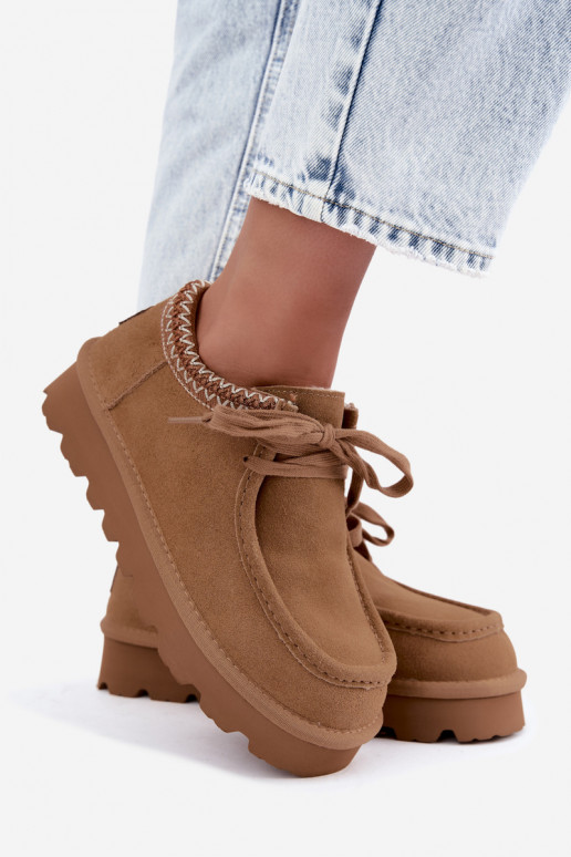   seemisnakhsed nööpidega lumesaapad Z Haftem  D7868-29 Camel