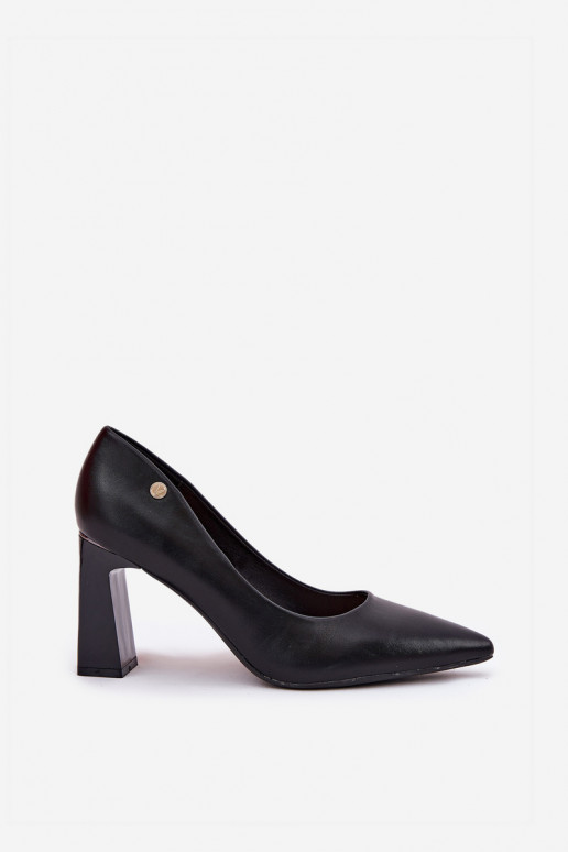 Elegantsed Kingad Na Słupkowym Obcasie Vinceza 62221 Must
