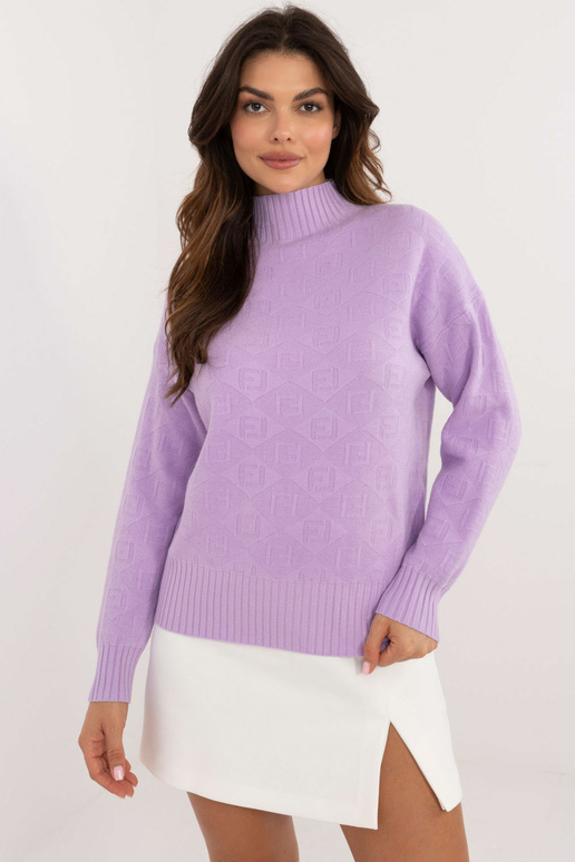 Kampsun poolkõrge kaelusega Wool Fashion Italia