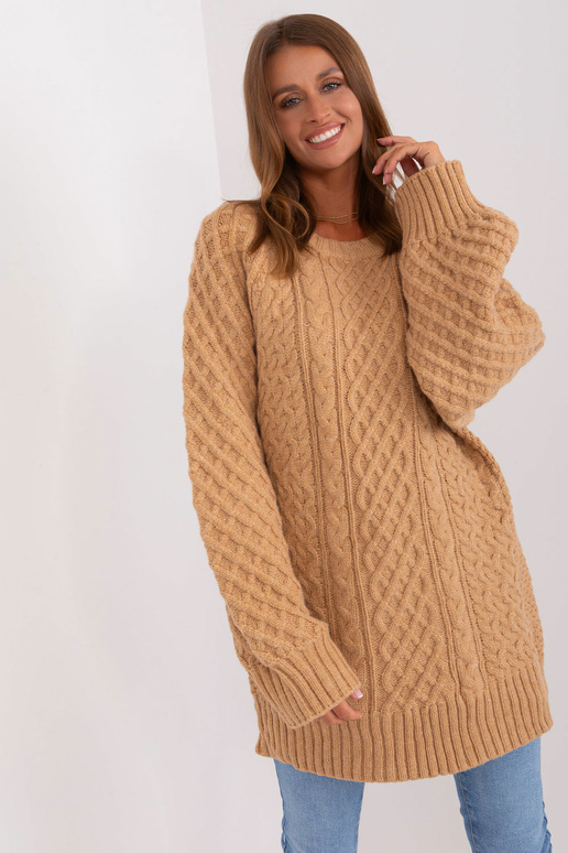 Pikk kampsun Wool Fashion Italia