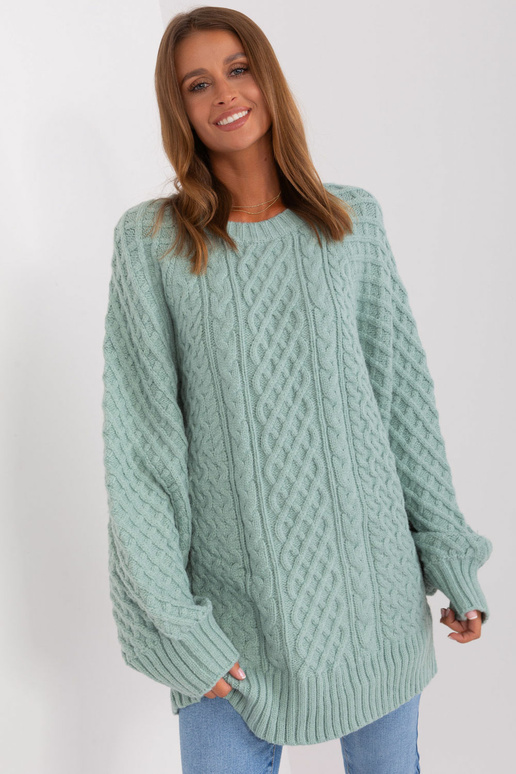 Pikk kampsun Wool Fashion Italia