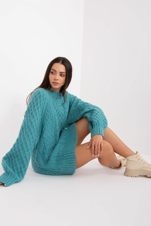 Pikk kampsun Wool Fashion Italia