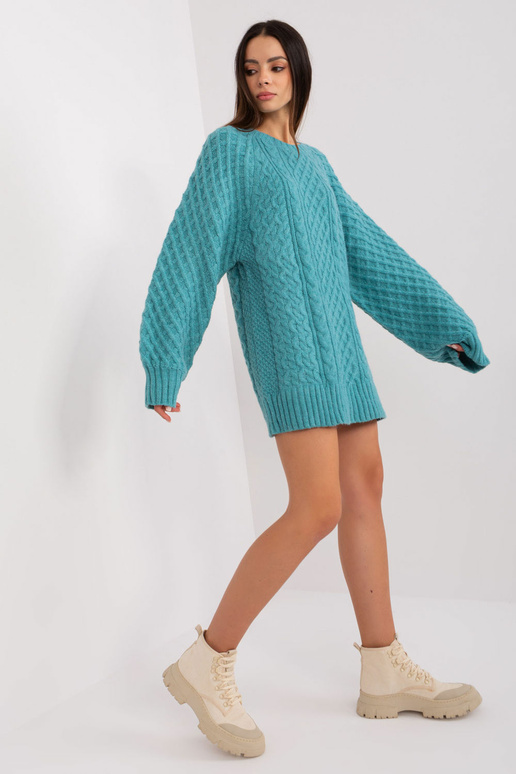 Pikk kampsun Wool Fashion Italia
