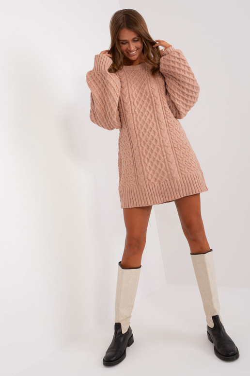 Pikk kampsun Wool Fashion Italia