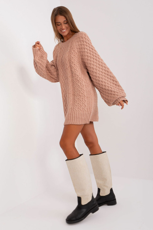 Pikk kampsun Wool Fashion Italia
