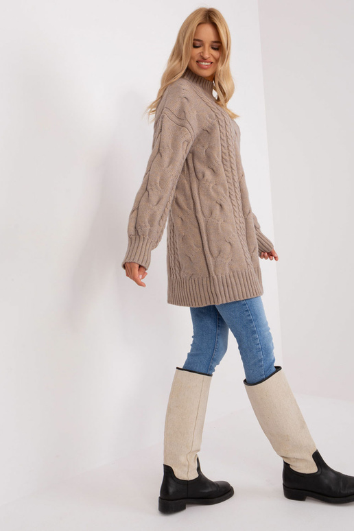 Pikk kampsun Wool Fashion Italia