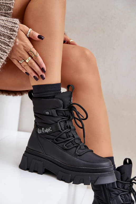 nööpidega lumesaapad   Lee Cooper LCJ-24-47-3144 Must