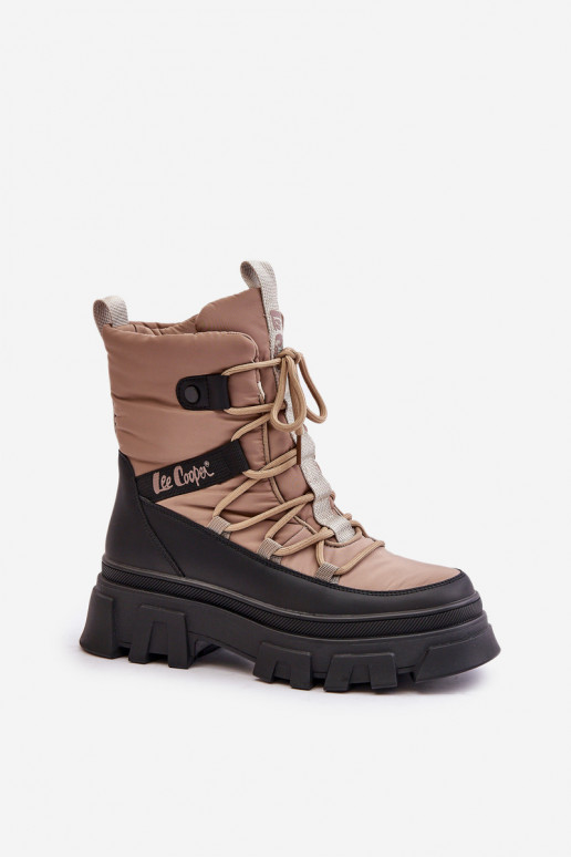 nööpidega lumesaapad   Lee Cooper LCJ-24-47-3143 beeži värvi