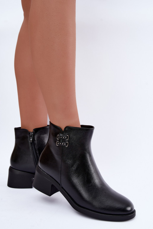 Klocke soojad naiste saapad must