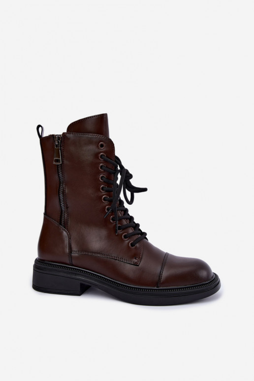 naiste saapad Typu säärsaapad voodriga voodriga Vinceza 86443 Czekoladowe