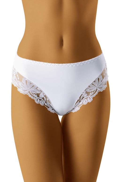 Elegantne aluspüksid tikitud detailidega