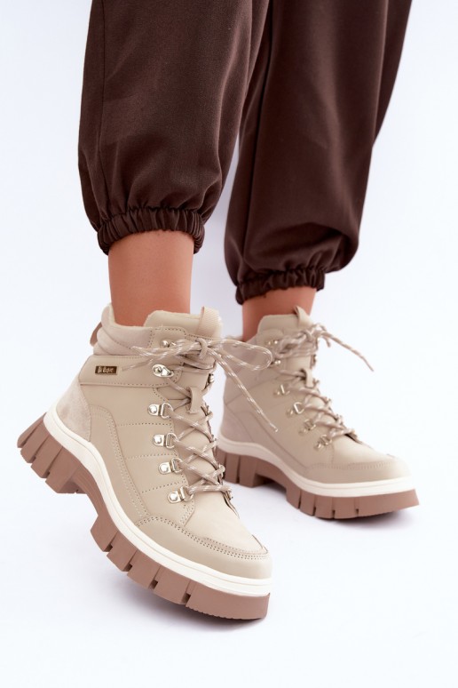 voodriga jalanõud  Lee Cooper LCJ-26-31-4581 beeži värvi