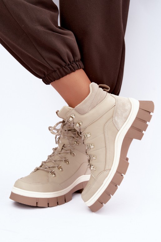 voodriga jalanõud  Lee Cooper LCJ-26-31-4581 beeži värvi
