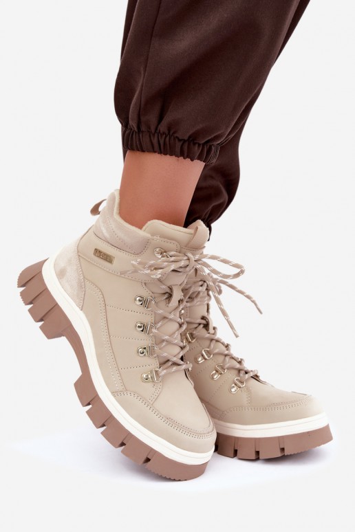 voodriga jalanõud  Lee Cooper LCJ-26-31-4581 beeži värvi