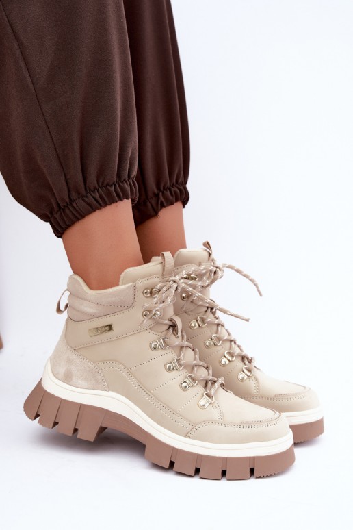 voodriga jalanõud  Lee Cooper LCJ-26-31-4581 beeži värvi